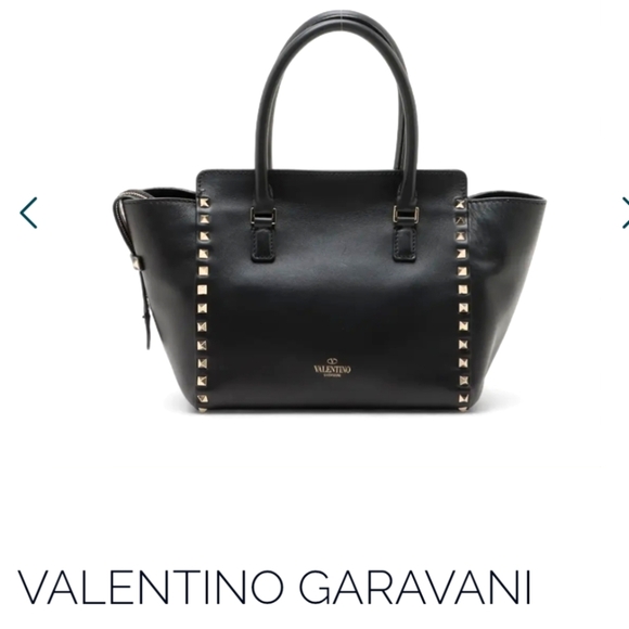 Valentino Garavani Rockstud Black Leather . FINAL PRICE - Picture 1 of 13